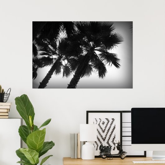 Palmen Poster (Heimbüro)