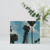 Palmen Postkarte (Stehend Vorderseite)
