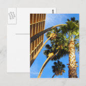 Palmen Postkarte (Vorne/Hinten)