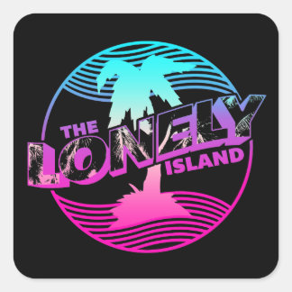 Palmen Quadratischer Aufkleber