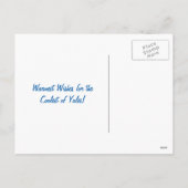 Palmen, Santa Flamingo Beach Weihnachtsfeiertag Feiertagspostkarte (Rückseite)