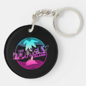 Palmen Schlüsselanhänger (Rückseite)