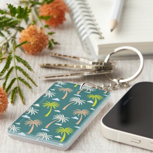 Palmen Schlüsselanhänger (Vorderseite rechts)