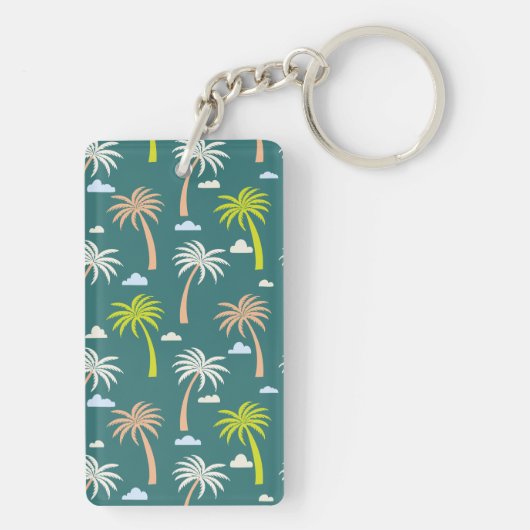 Palmen Schlüsselanhänger (Rückseite)