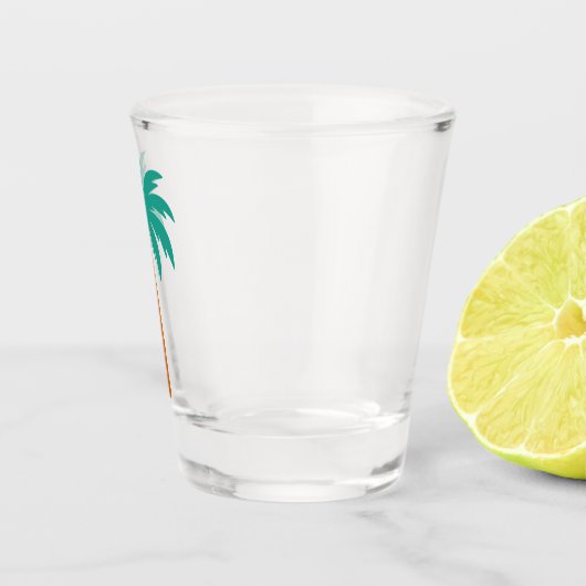 Palmen Schnapsglas (Rechts)