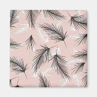Palmen Schwarz-weiß Erdung Ton Rosa