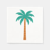 Palmen Serviette (Vorderseite)