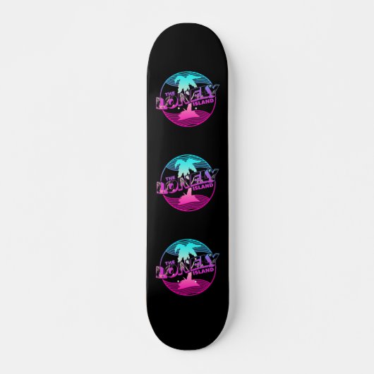 Palmen Skateboard (Vorne)