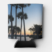Palmen Sonnenaufgang Destin Florida kann kühlen Dosenkühler (Vorderseite)