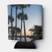 Palmen Sonnenaufgang Destin Florida kann kühlen Dosenkühler (Rückseite)