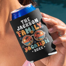 Palmen Sonnenbrille Retro Familienurlaub Groovy