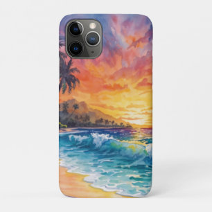 Palmen Strand Sonnenuntergang Hawaii Case-Mate iPhone Hülle