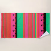 Palmen Strandtuch (Vorderseite)