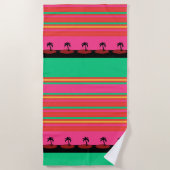 Palmen Strandtuch (Vorderseite)