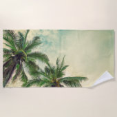 Palmen Strandtuch (Vorderseite)