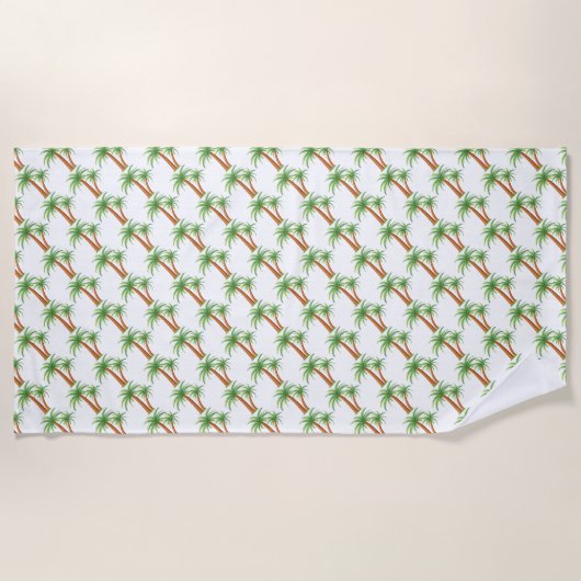 Palmen Strandtuch (Vorderseite)