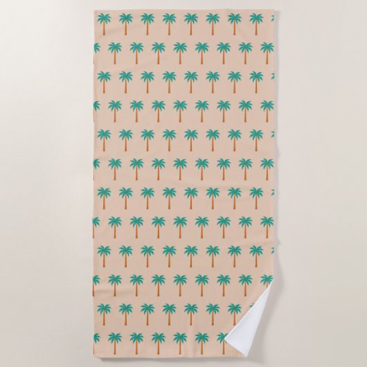 Palmen Strandtuch (Vorderseite)