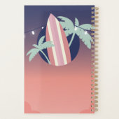 Palmen, Surfbrett, Strandlichtstrand Planer (Rückseite)