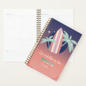 Palmen, Surfbrett, Strandlichtstrand Planer (Anzeige)