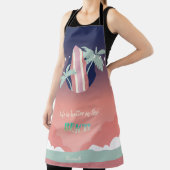 Palmen, Surfbrett, Strandlichtstrand Schürze (InSitu)