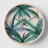 Palmen Uhr (Vorderseite)