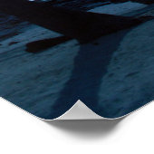 Palmen und Blue Skies Poster (Ecke)