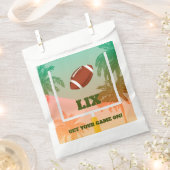 Palmen und Fußball Uprights Party Geschenktütchen (Ausgeschnitten)