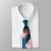 Palmen und Himmel Krawatte (Gebunden)