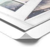 Palmen und künstliche Beachansicht Poster (Ecke)