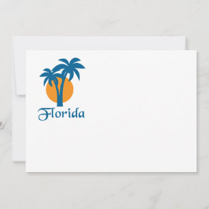 Palmen und Orangensonne