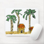 Palmen und Paradies Mousepad (Mit Mouse)