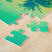 Palmen und Pool Jigsaw Puzzle (Seite)