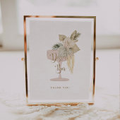 Palmen und Prosecco Brautparty Dessert Bar Sign Poster