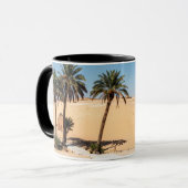 Palmen und Pyramiden Tasse (Vorderseite Links)