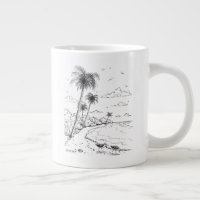 Palmen und Sandpiper Beach Life