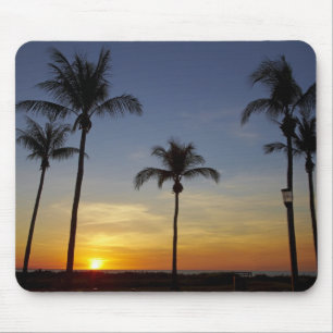Palmen und Sonnenuntergang, Mindil Beach Mousepad
