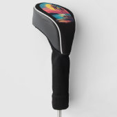 Palmen und Strand Golf Headcover (angewinkelt)
