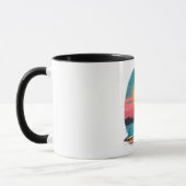 Palmen und Strand Tasse (Links)