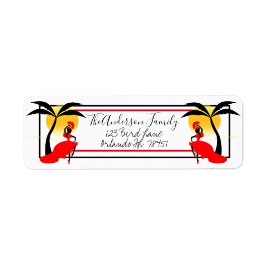 Palmen und Tänzer (Vorne)