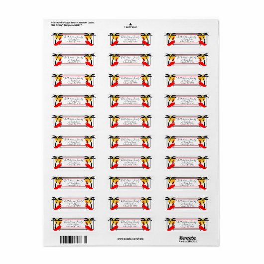 Palmen und Tänzer (Vorne)