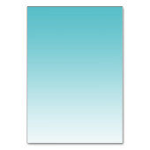 Palmen und Vögel einfache Hochzeit am Strand Tischnummer (Rückseite)