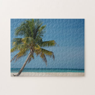 Palmen und weißer Sandstrand 2 Puzzle