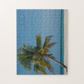 Palmen und weißer Sandstrand 2 Puzzle (Vertikal)