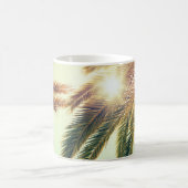 Palmen, Vintager Himmel. Kaffeetasse (Mittel)