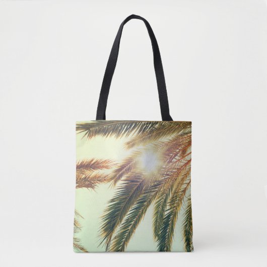 Palmen, Vintager Himmel. Tasche (Vorderseite)