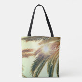 Palmen, Vintager Himmel. Tasche (Rückseite)