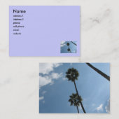 Palmen Visitenkarte (Vorne/Hinten)