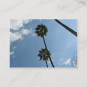 Palmen Visitenkarte (Rückseite)