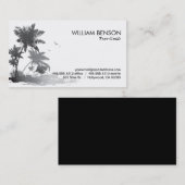 Palmen Visitenkarte (Vorne/Hinten)