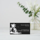 Palmen Visitenkarte (Stehend Vorderseite)